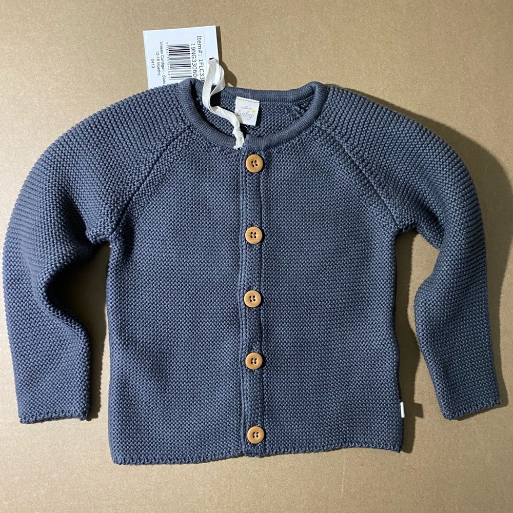 Hallmark Baby Unisex blue cardigan size 12-18 mo
